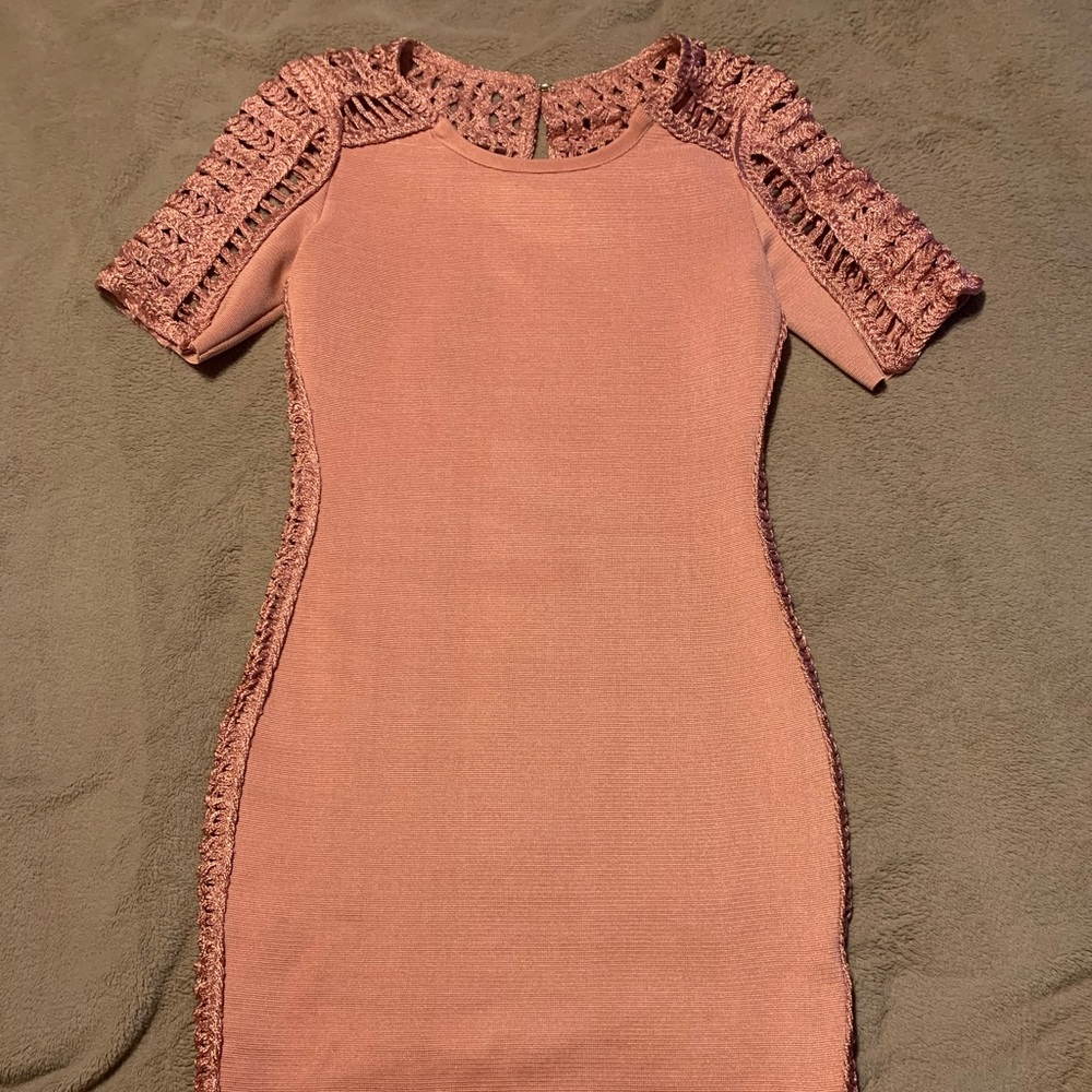 Bandage Dress with Crochet Details